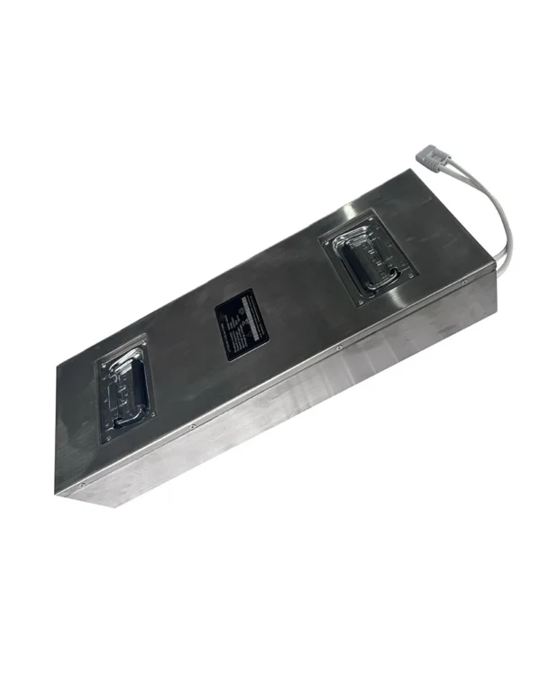 48V 40Ah extended LiFePO4 AGV battery from Runing Power — 600mm length for low-profile robots