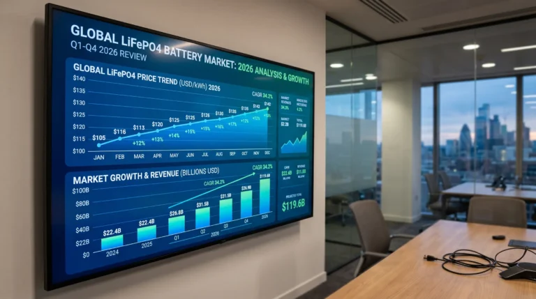 2026 battery market trends LiFePO4 price forecast and industry shift - Runing Power