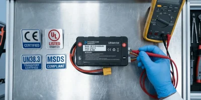 Runing Power CE UL UN38.3 certified LiFePO4 battery quality inspection for global export