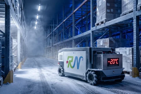 Runing Power LiFePO4 battery testing at -20℃ low temperature performance for cold storage AGV
